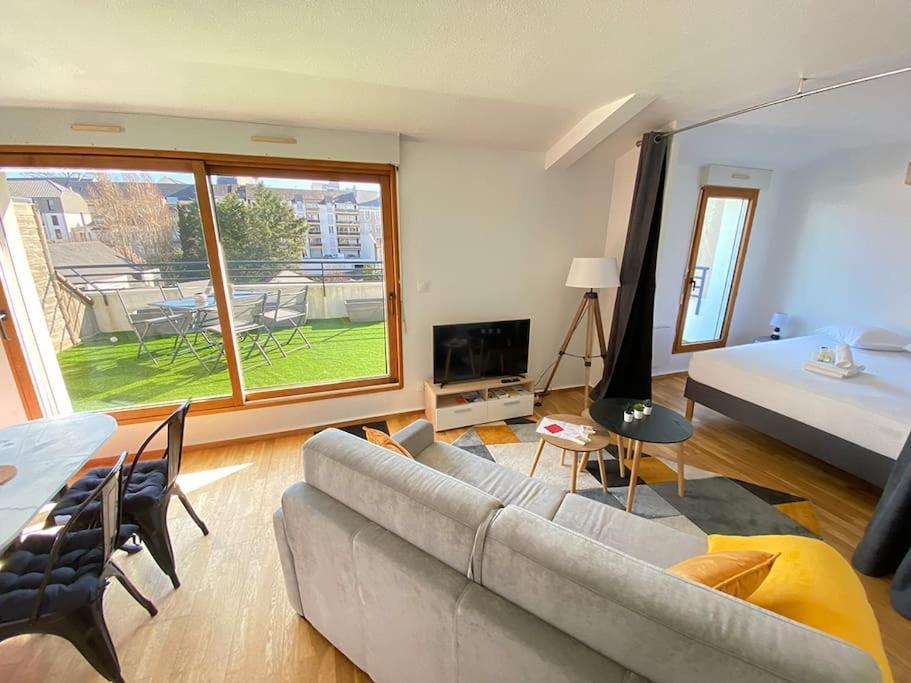 Grand Studio, Belle Terrasse Avec Vue Ναντ Εξωτερικό φωτογραφία